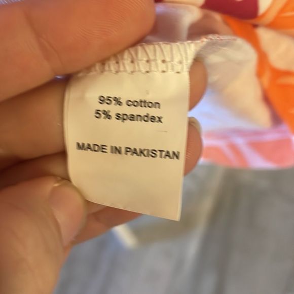 [Barbara Gerwit] Pink/Orange Pattern Dress - Size Large - Picture 5 of 5